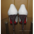 Zapatos de vestir de las señoras de la plataforma Peep Toe clásica (Hcy02-1651)
